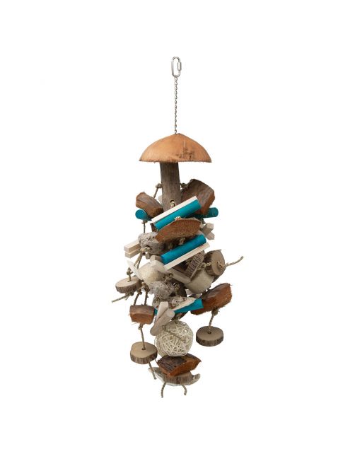 Keddoc Vogelspeelgoed Coco Jungle - Vogelspeelgoed - 60x20x20 cm Multi-Color
