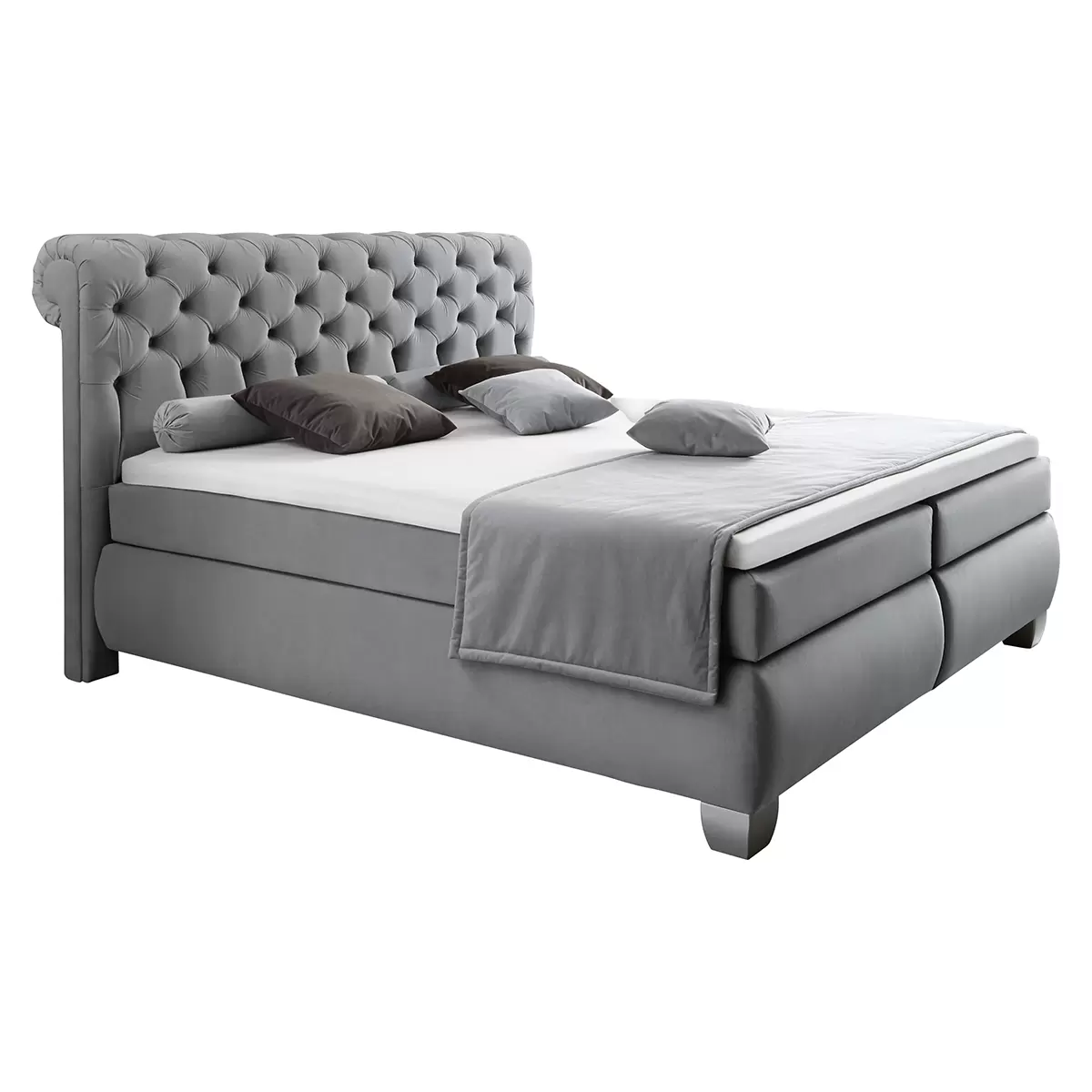 Boxspringbett Lexos 180 x 200 Anthrazit