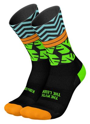 Chaussettes Triathlon Incylence Ultralight Kona V3 Noir/Multicolore