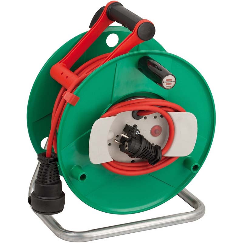 Brennenstuhl Verl.Tro 1188470 Bremaxx-kabelhaspel voor buitengebruik 40m groen/rood