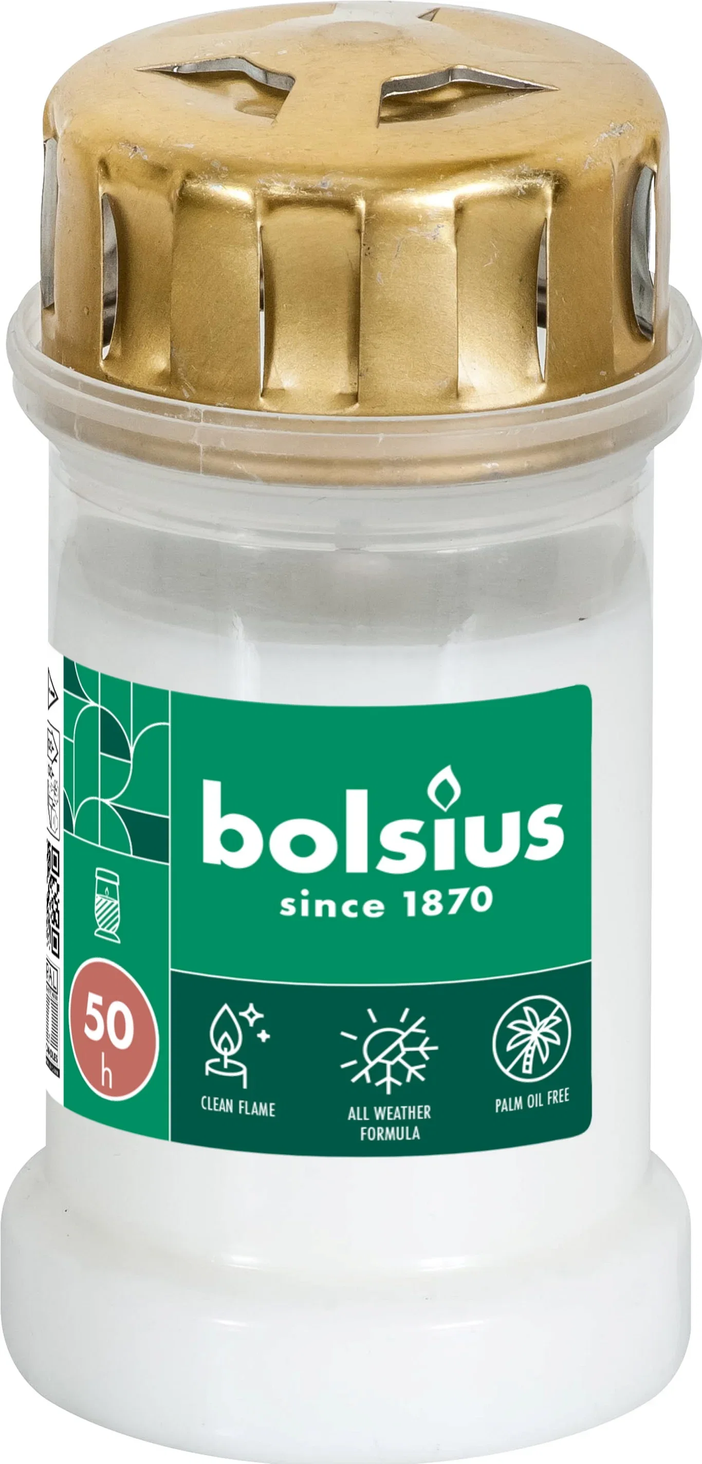 Bolsius Gravlys Høyde 13,5 cm