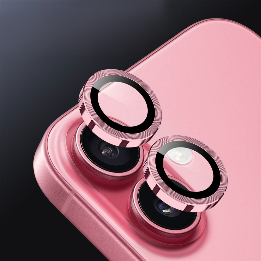 iPhone 17 Kameraschutz Objektiv Ring Protector Abdeckung - Rosa