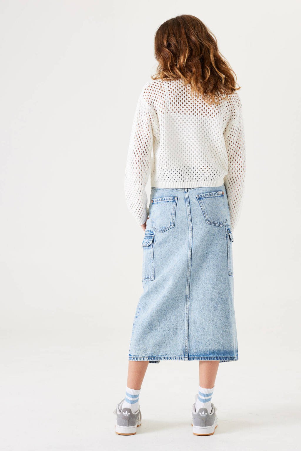 Garcia denim spijkerrok light blue denim
