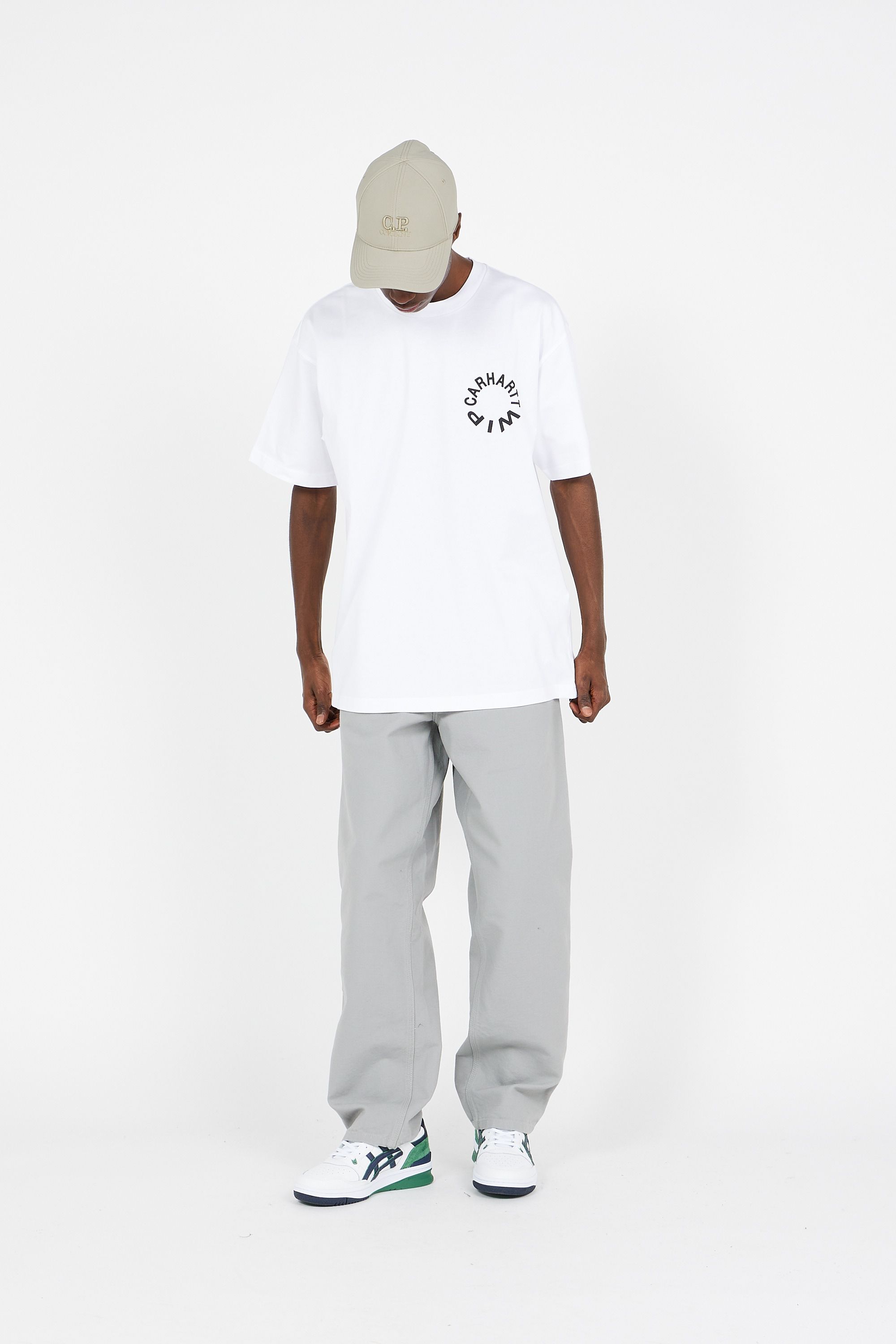 CARHARTT WIP Pantalon Single Knee Gris
