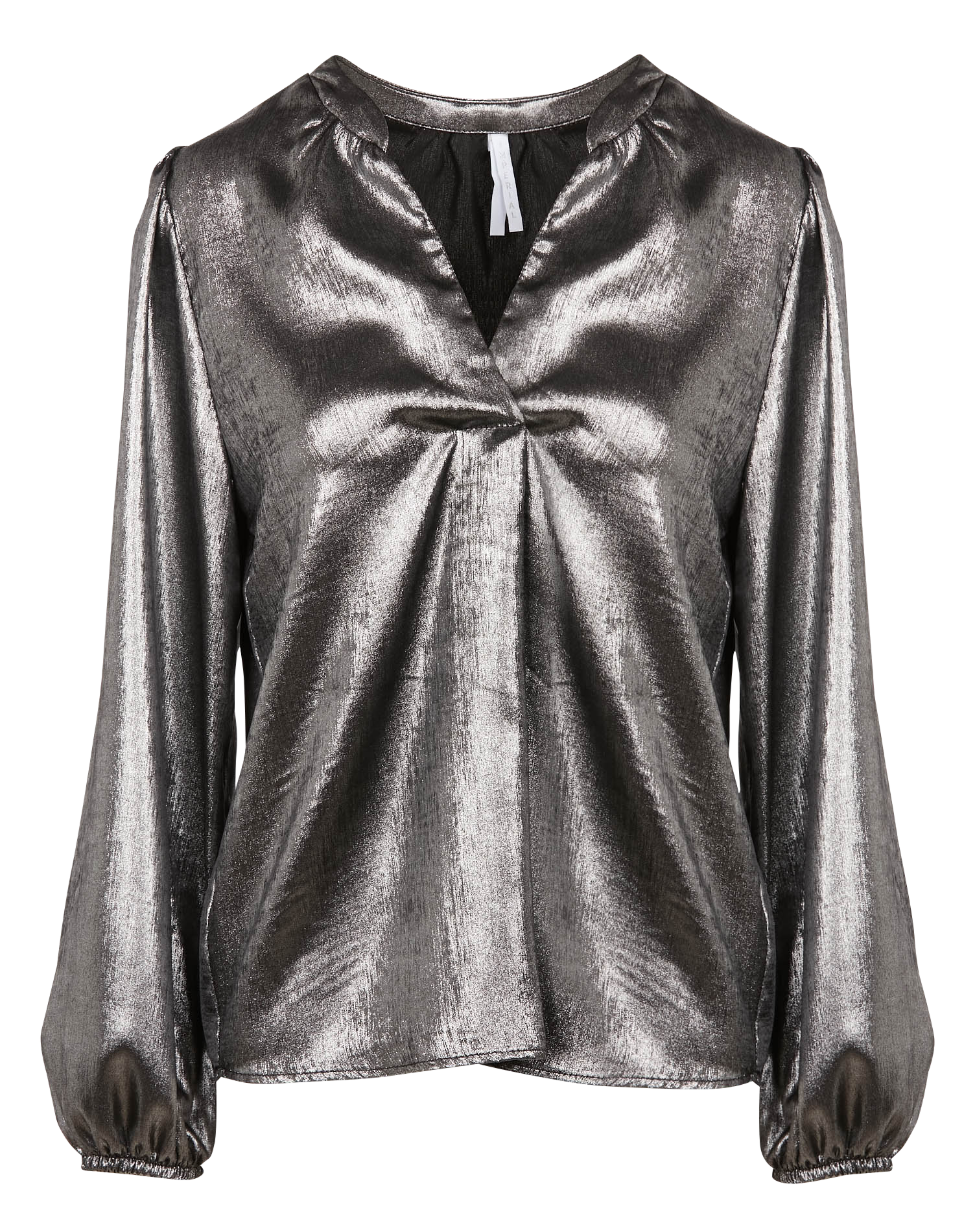 Top encolure V fluide | Noir