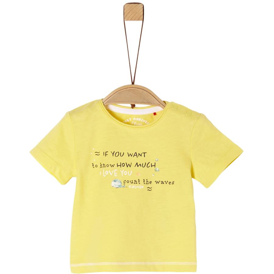 s.Oliver T-Shirt light yellow