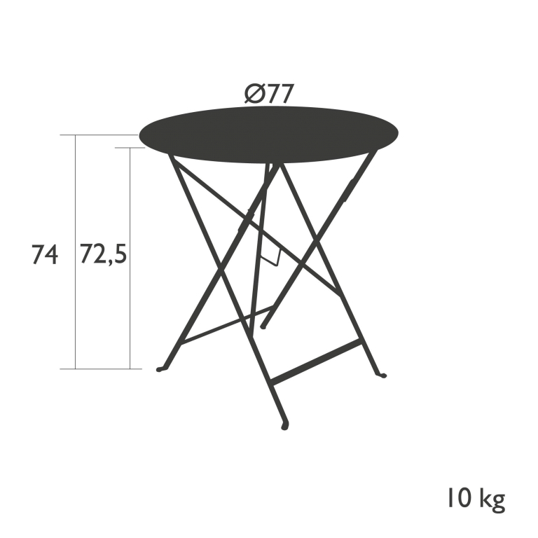 Fermob Bistro tuintafel 77 Cactus