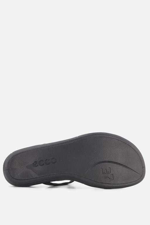 Ecco Simpil Sandalen zwart Leer