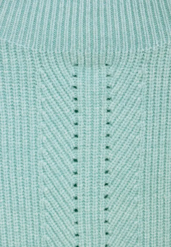 Pullover im Strickmix - iced mint melange