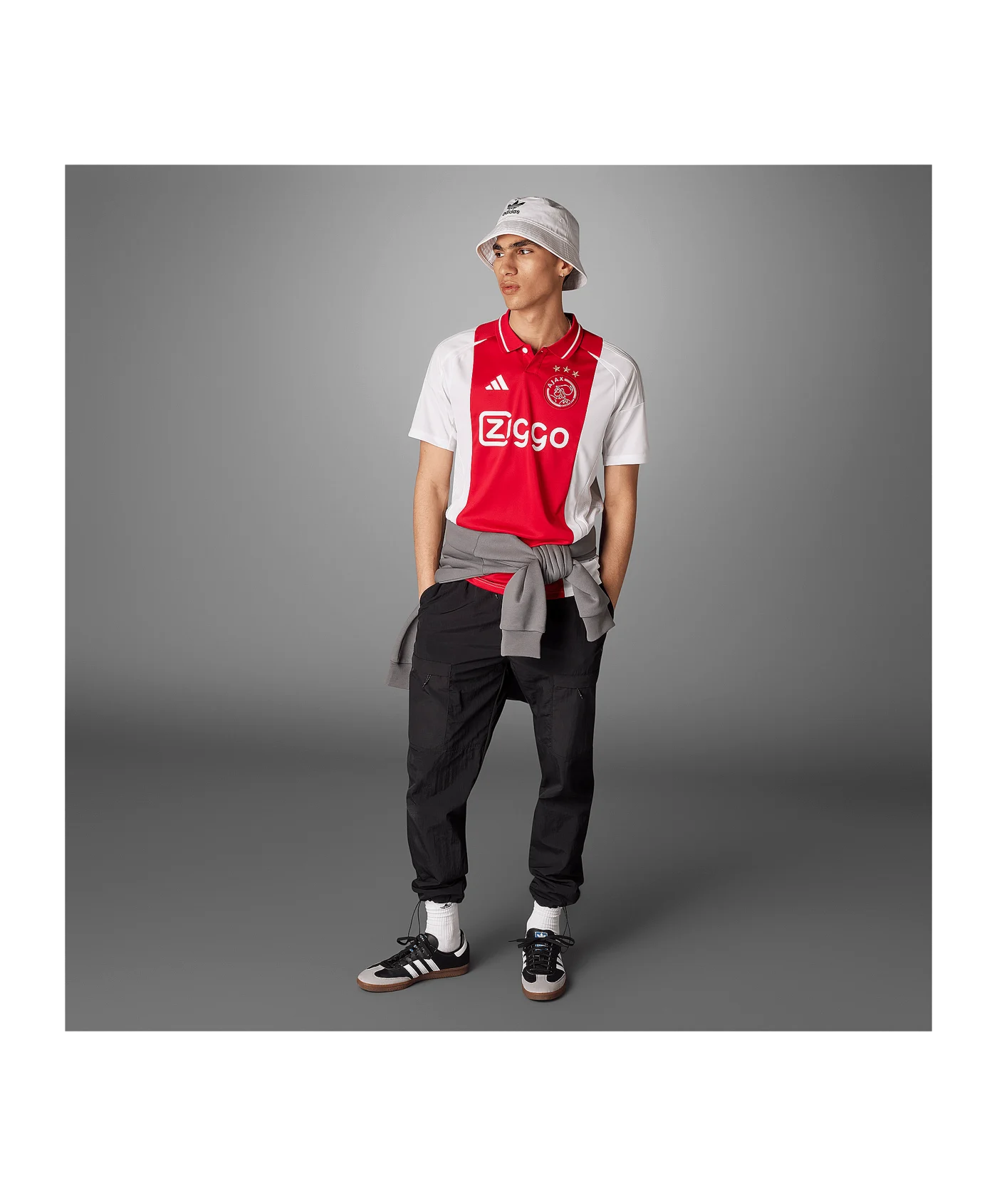 adidas Ajax Amsterdam Trikot Home 2024/2025 Weiss