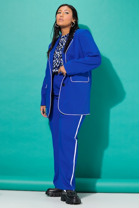 Blazer, Oversize Shape, Piping