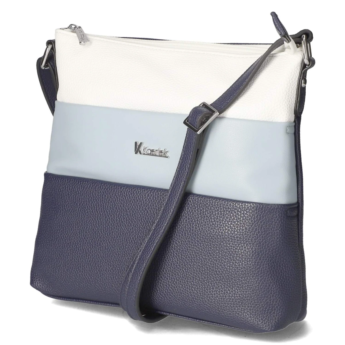 KaerlekUmhängetasche - Marine/Helllblau