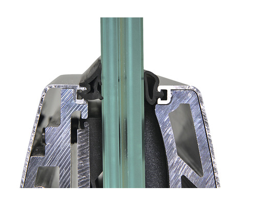 Rubberen afdichting voor Pertura Pontos glazen balustrades (buiten)