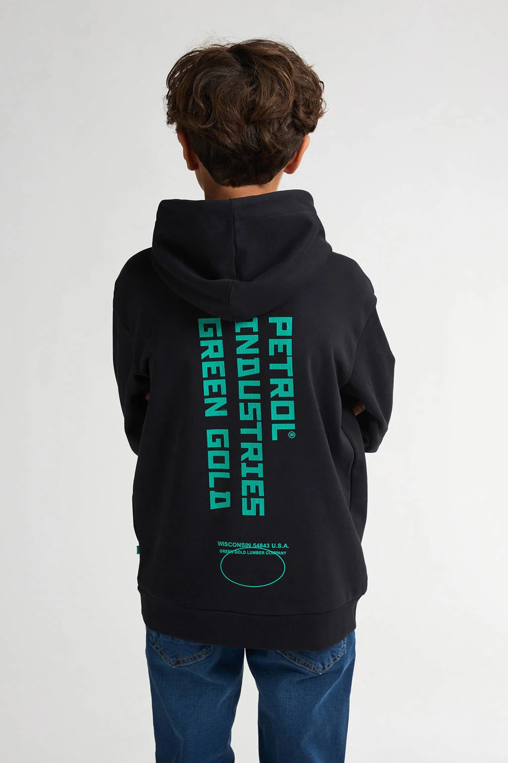 Petrol Industries hoodie zwart