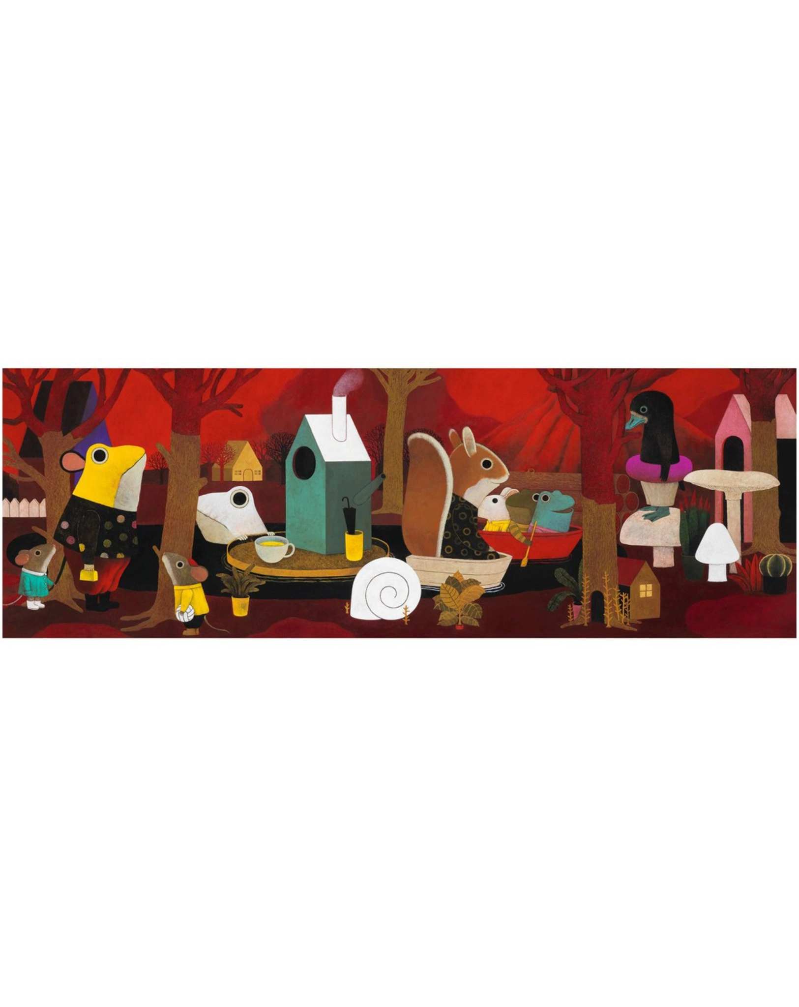 Panoramapuzzle VOLCANIA 350-teilig