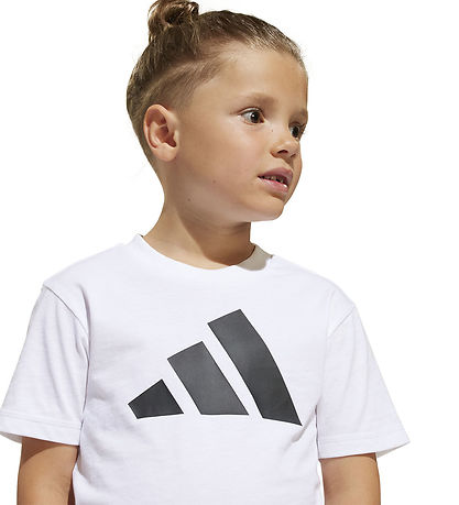 adidas Performance T-Shirt - LK BL - White/Black