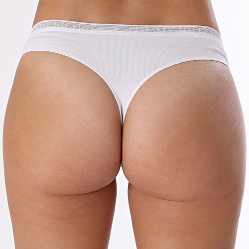 Lot De 3 Strings Femme 4890 Noir Blanc Bordeaux