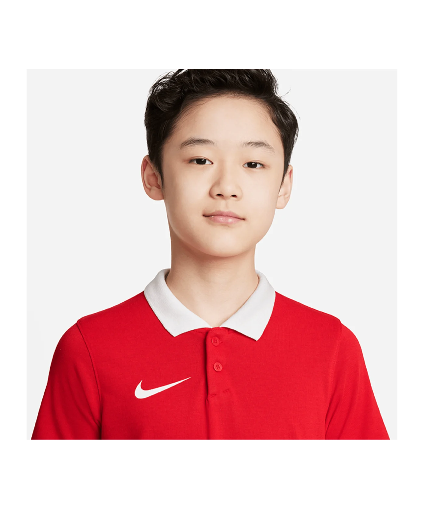 Nike Park 20 Poloshirt Kids Rot Weiss F657