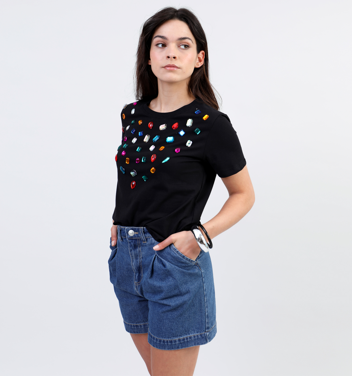 T-shirt zwart