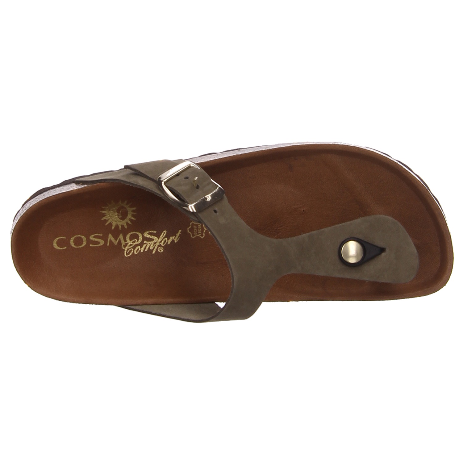 2 Go Shoe Zehentrenner khaki grün