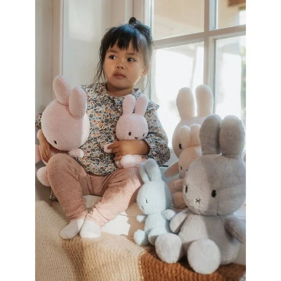 Peluche Miffy Terry extra-doux   Blanc Ecru        33 cm   de               Bon Ton Toys