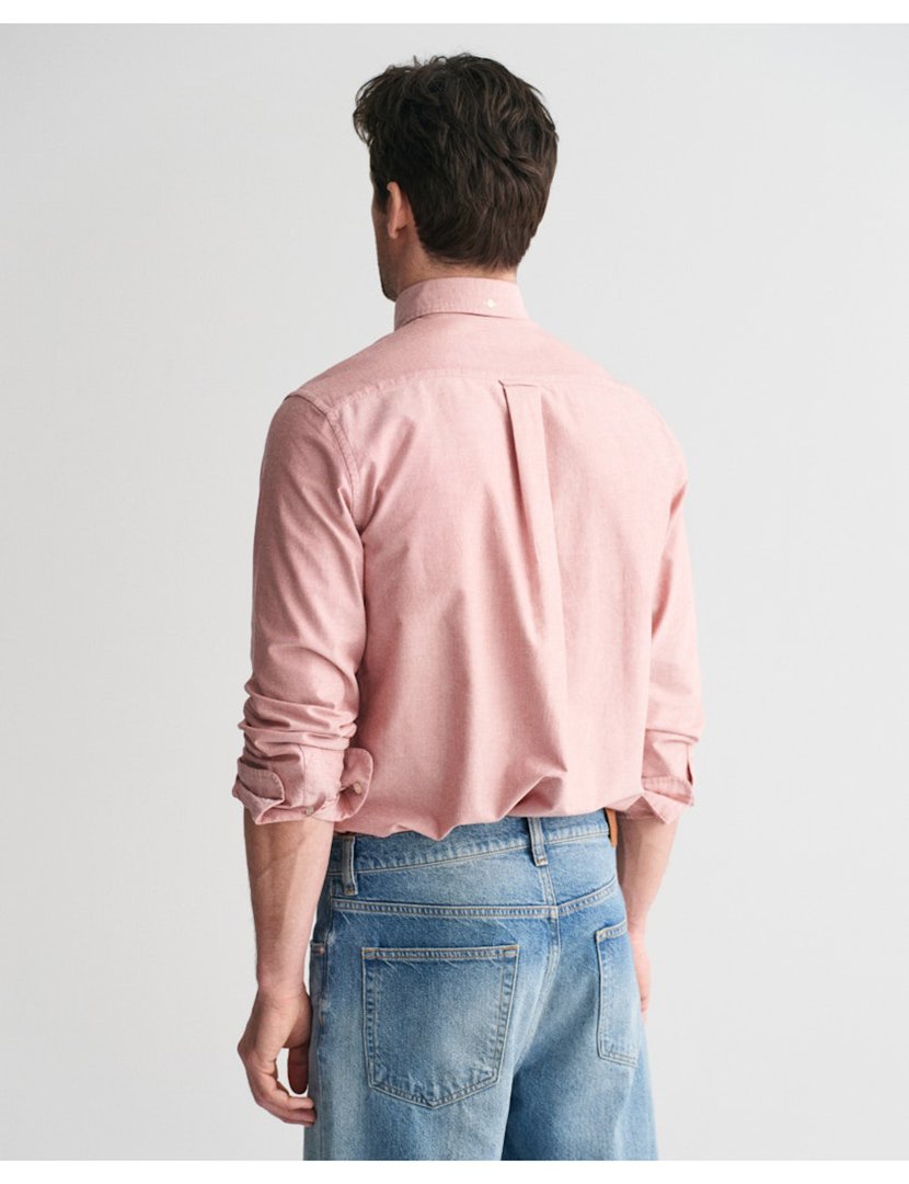 Classic long-sleeve oxford shirt Red