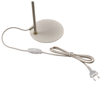 KARWEI tafellamp Nordin beige ø17x49cm