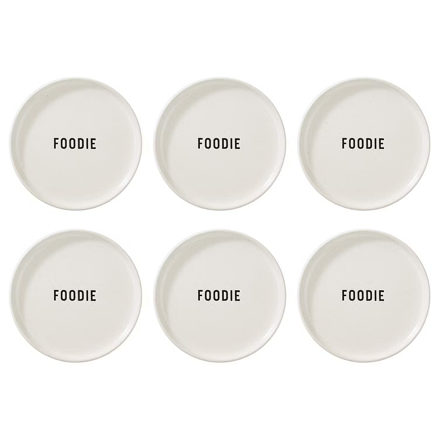 FOOD TALK Teller Foodie 6er-Set