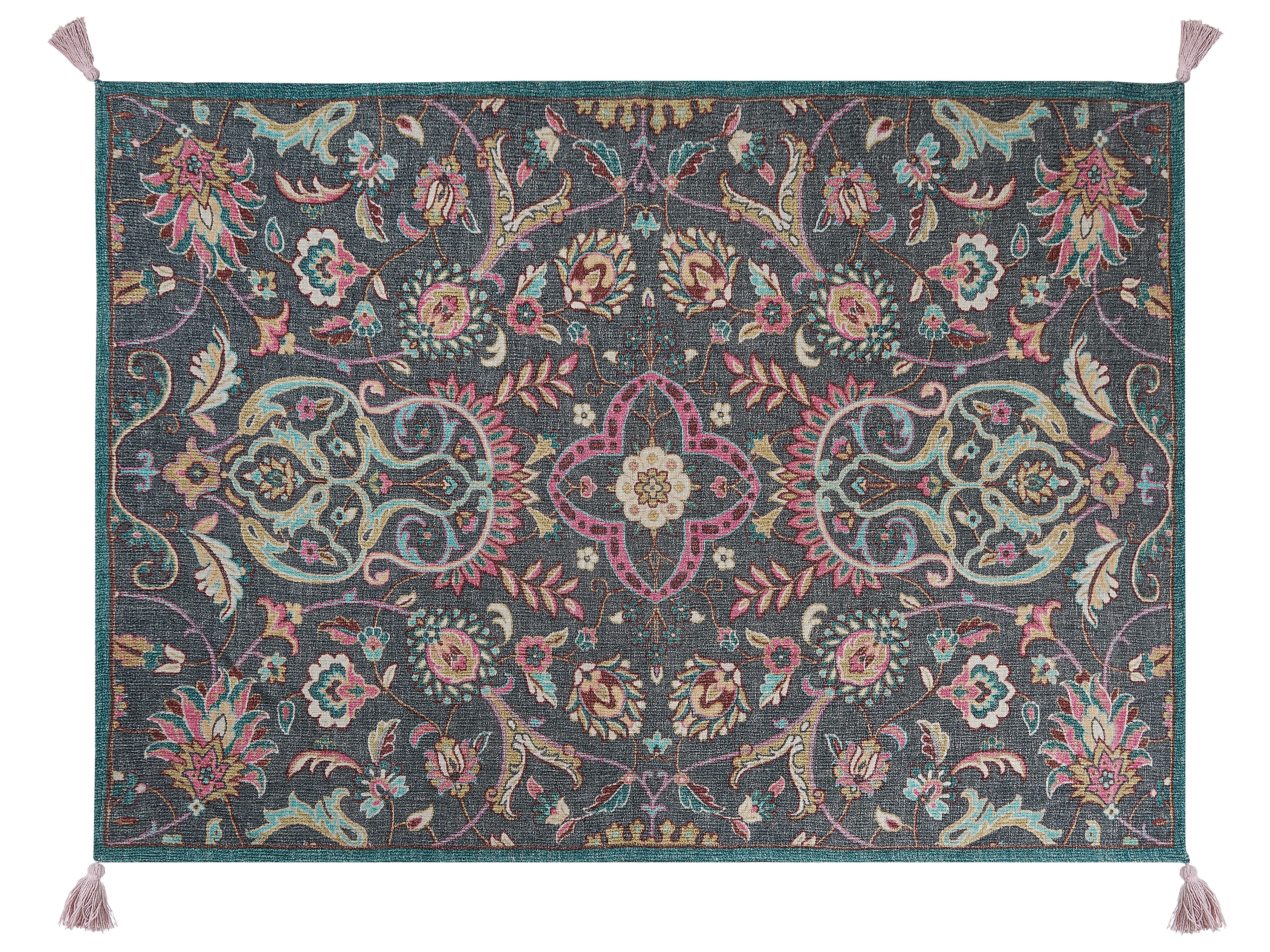 Plaid DIBRUGARH Katoen 130 x 180 cm Meerkleurig