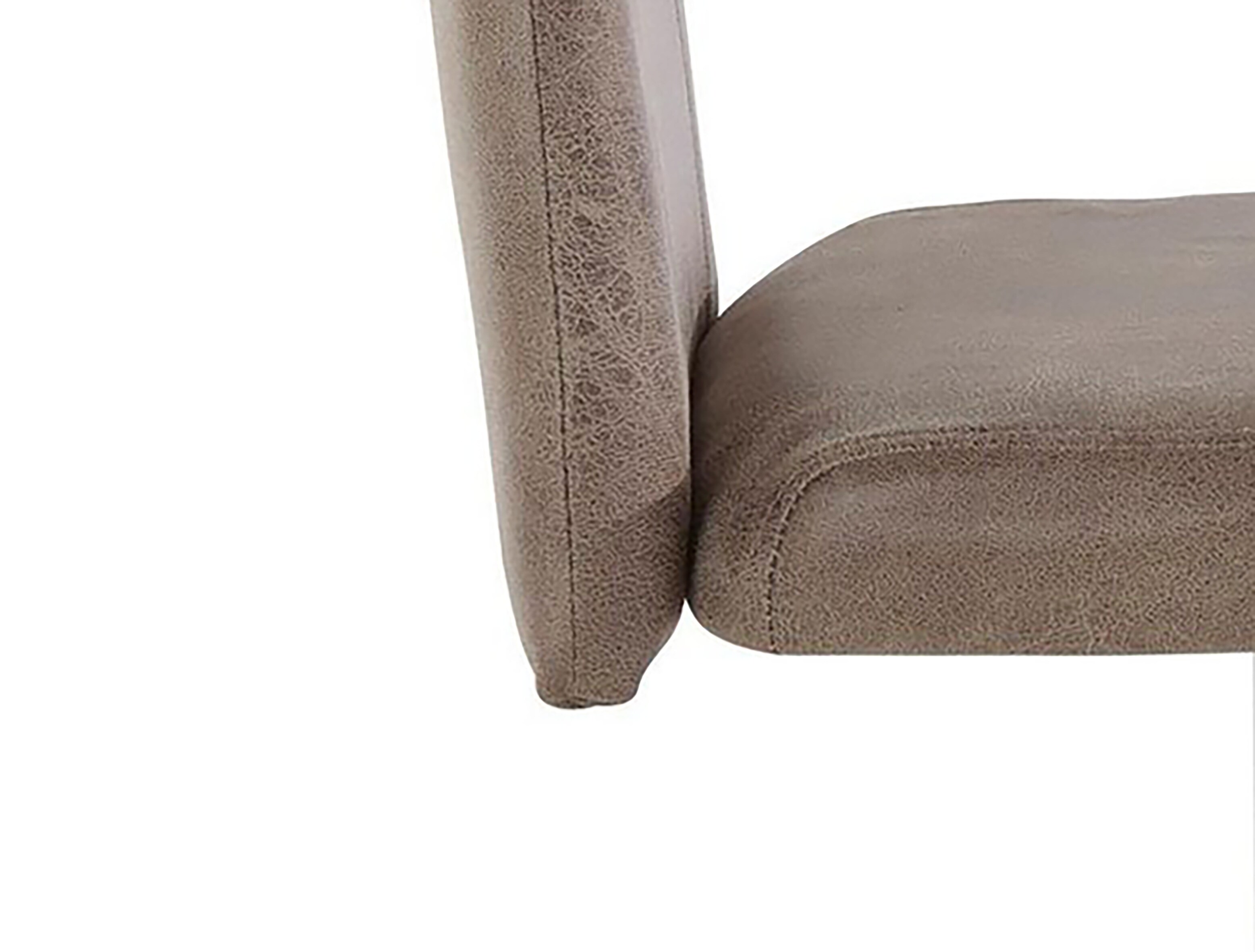 byLIVING Barhocker FIRE, 2-er Set, Bezug braun, Gestell chrom, 360° drehbar