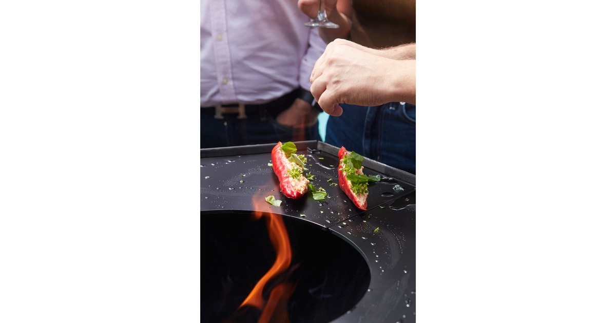 BarbecookNestor Island uit cortenstaal barbecue