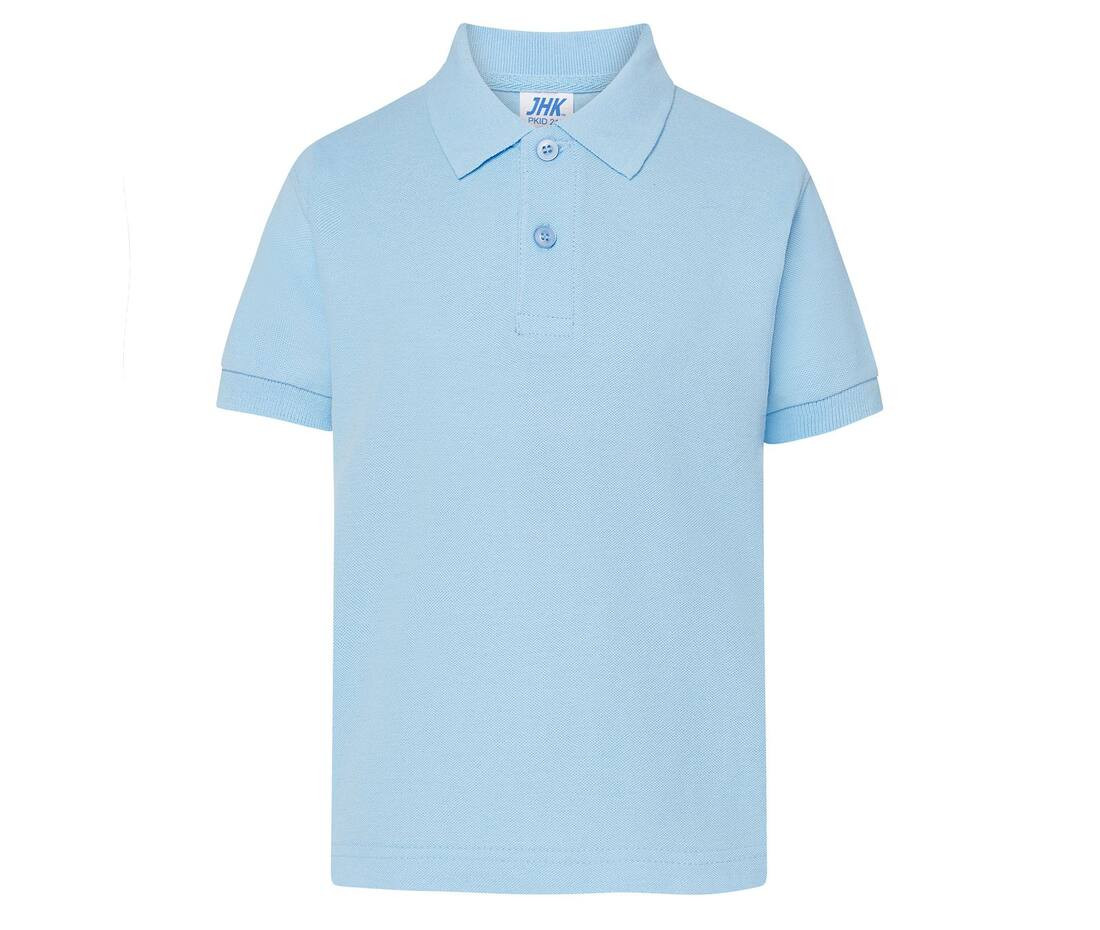 JHK JK210K - Polo Enfant Élégant en Coton Respirant JHK