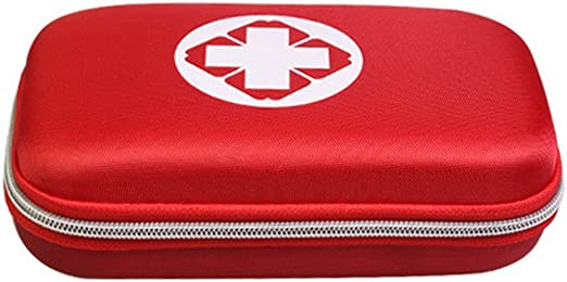 19in1 Notfall Box SOS Outdoor Survival Kit für Camping / Wandern - Rot