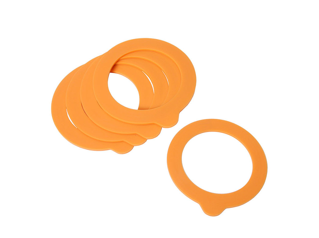 CONJUNTO DE 5 AROS EM SILICONE ACTUEL PARA FRASCOS 9.3CM