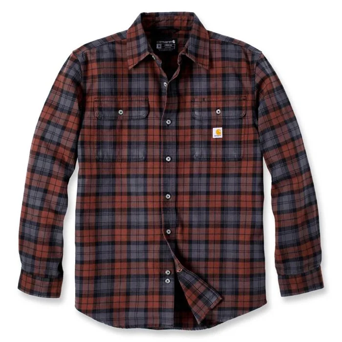 Flannel L/S Plaid Shirt Heavyweight Men herreskjorte