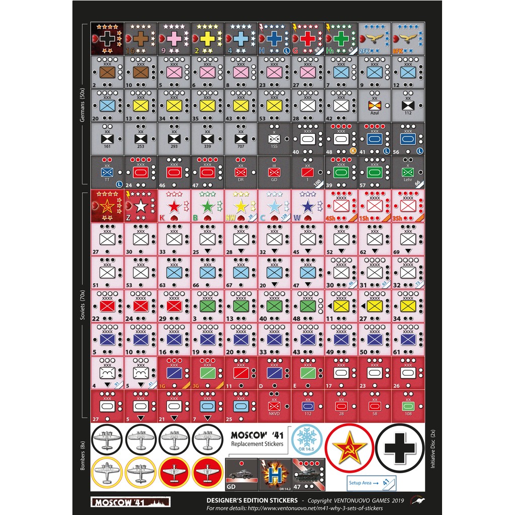 Moscow '41 - Designer's Stickers