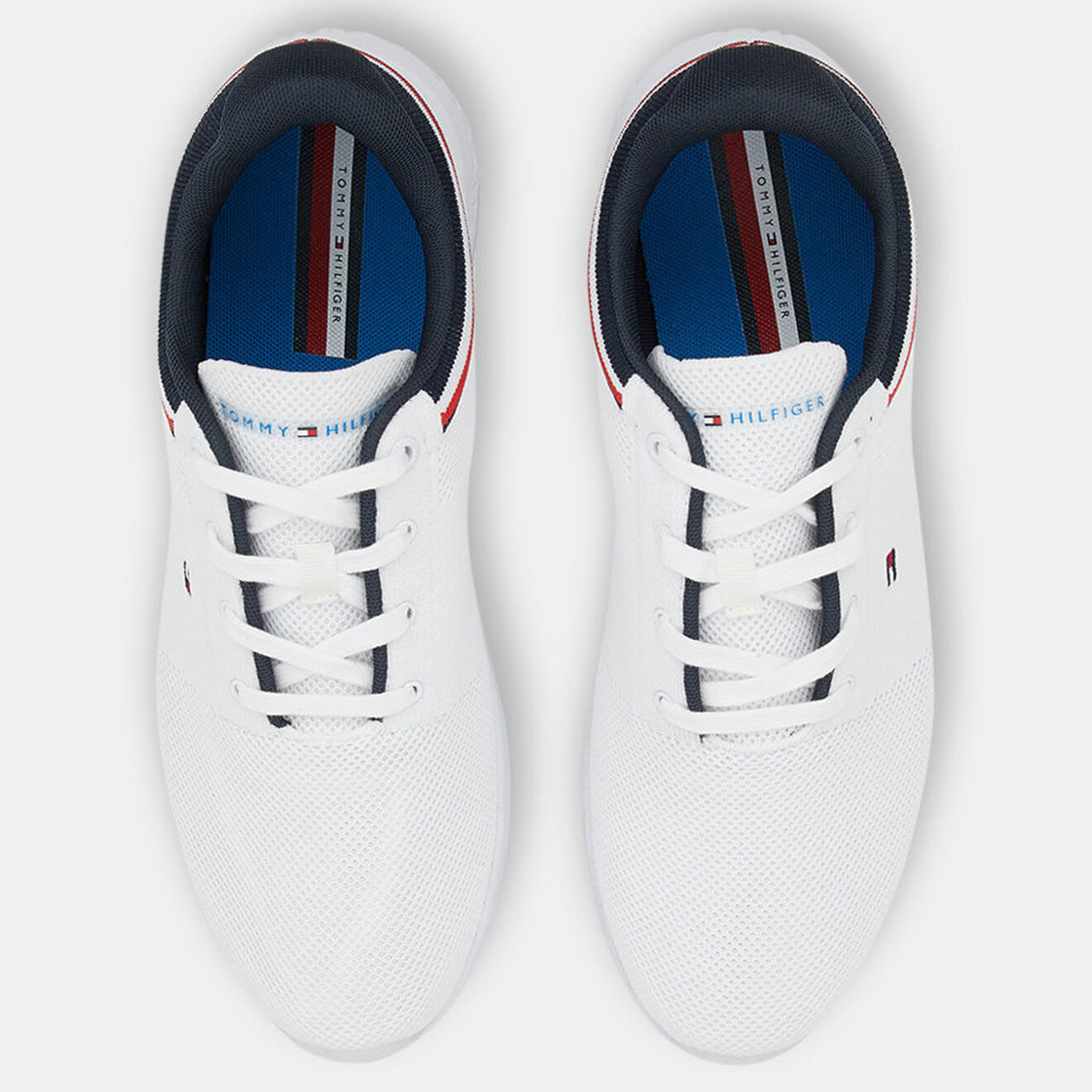 Tommy Hilfiger Baskets running Knit Bandeau blanches