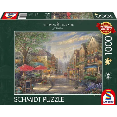 Schmidt Spiele Puzzle - Cafe in München, 1000 Teile