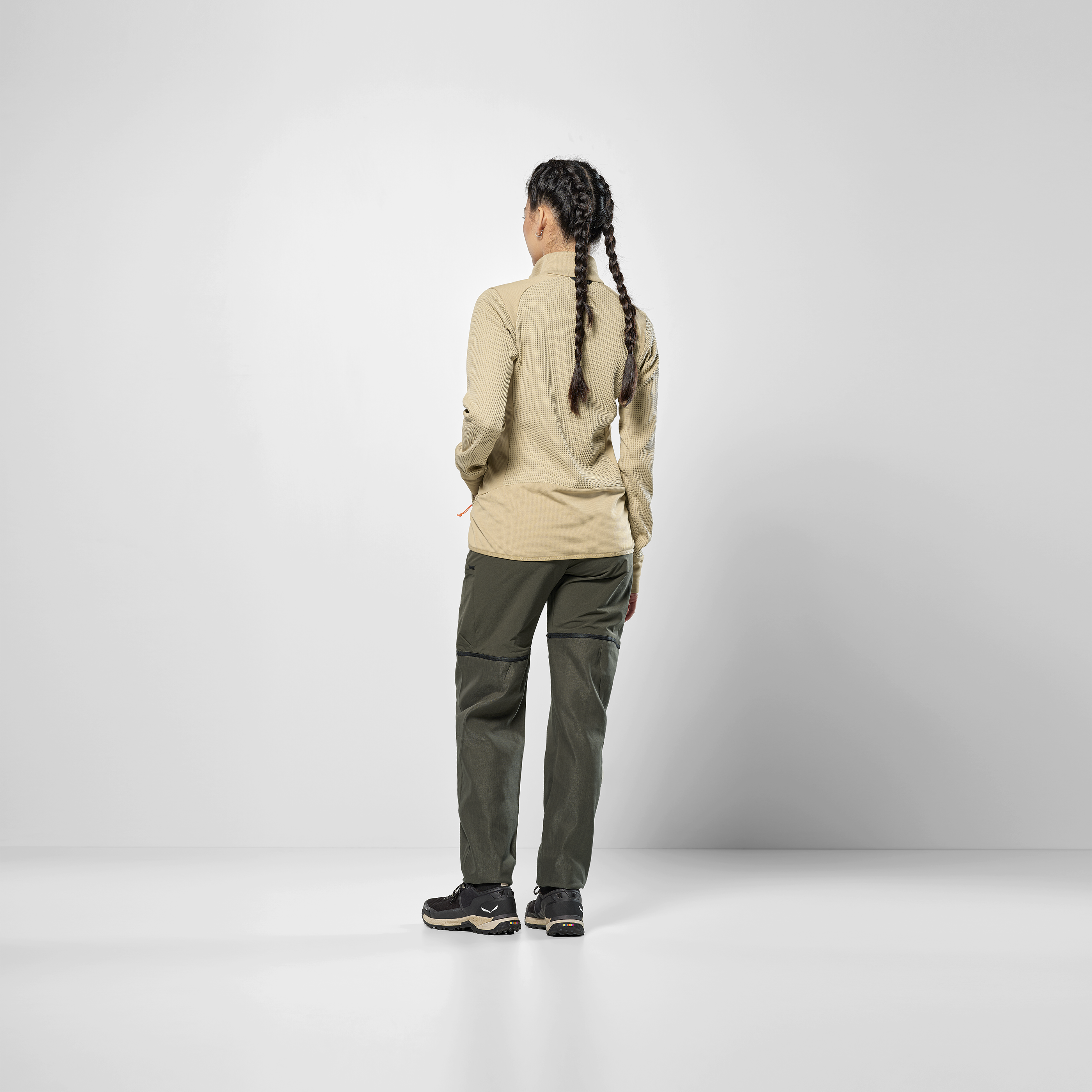 Puez Waffle Hybrid Polarlite Jacke Damen