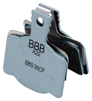 Paire de Plaquettes BBB DiscStop Coolfin Organiques pour Magura MT2/4/6/8