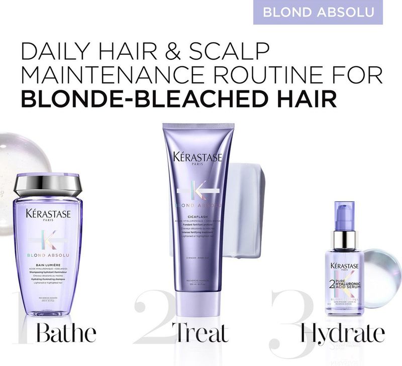 Kérastase - Blond Absolu Bain Lumiere - Shampoo - Transparant - Hyaluronzuur
