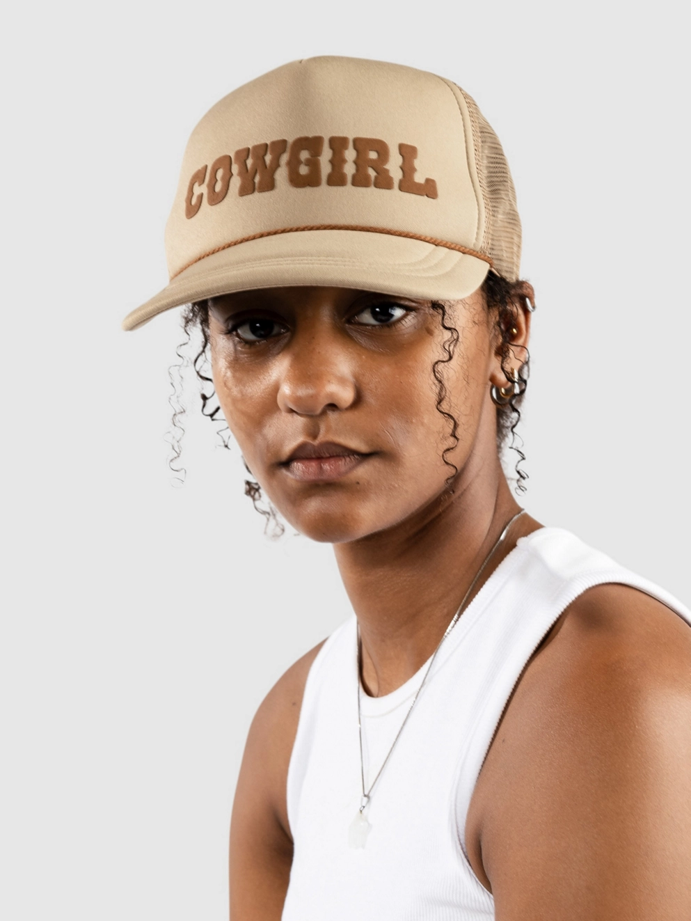 Dravus Cowgirl Trucker Cap brown