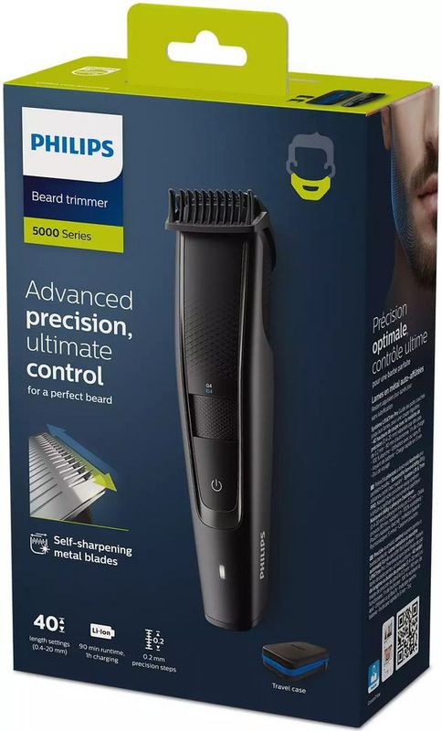Philips - BT5515/70 - Baardtrimmer - Zwart - Kunststof - Draadloos