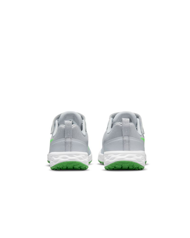 Chaussures Nike Revolution 6 Gris & Vert pour enfant