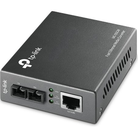 TP-Link Omada MC100CM convertisseur de support réseau 100 Mbit/s 1310 nm Multimode Noir
