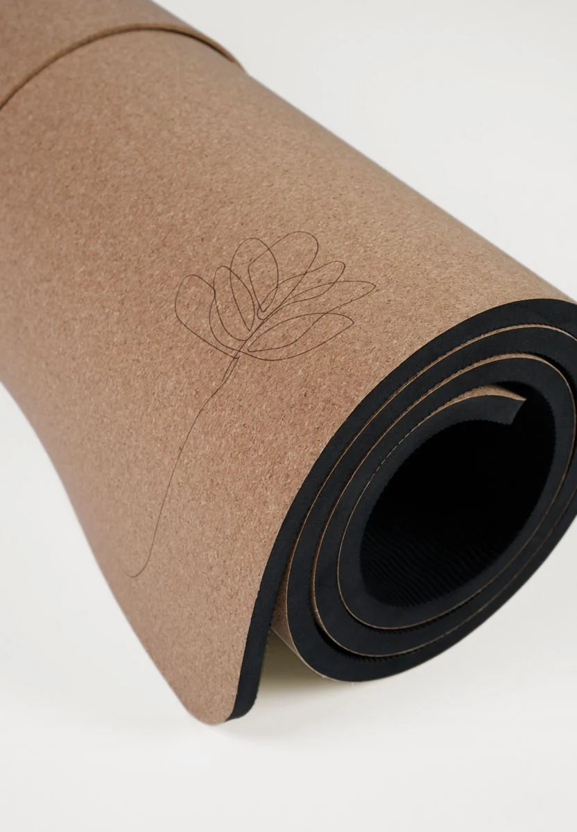 Treningsmatte natur - 61x183 cm