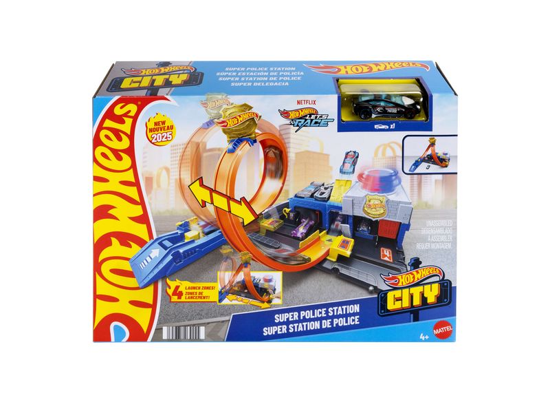 Hot Wheels Hot Wheels City Super Polizeistation Spielzeugfahrzeug