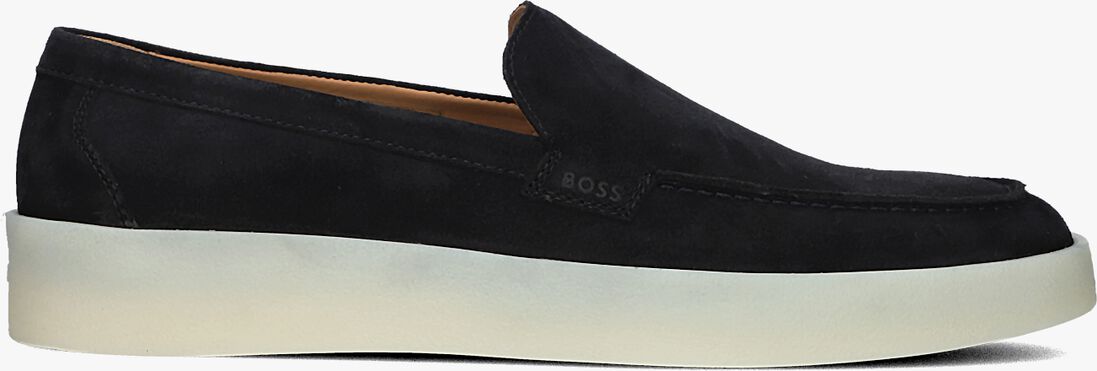 BOSS blauwe boss instappers clay loafer