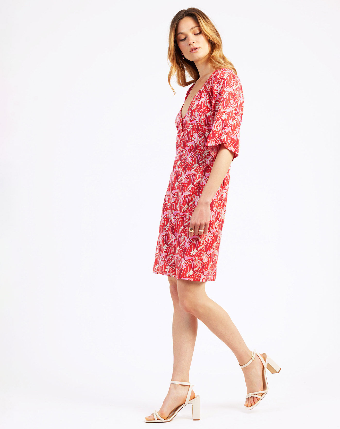 An'ge Robe Oliza rouge