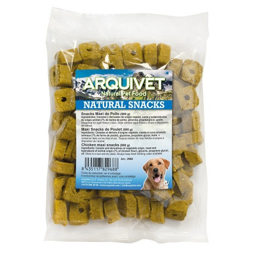 Arquivet Maxi Snacks para Cães, Sabor Frango